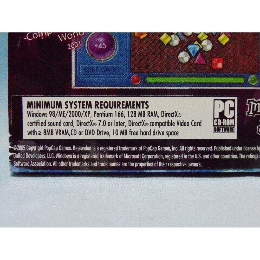 BEJEWELED Mumbo Jumbo‎ Vintage 2005 PC Game by Pop Cap Games (FREE Shipping!)